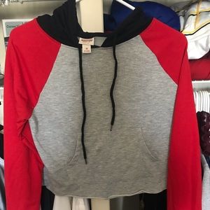 Cropped hoodie